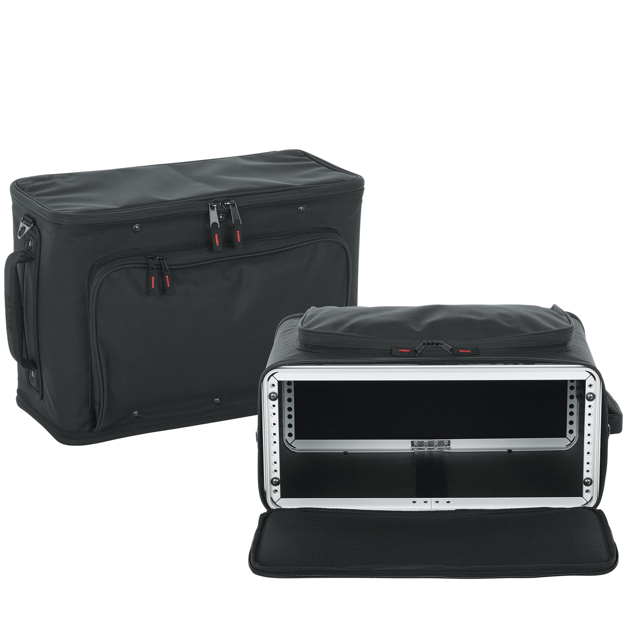 Gator Cases Lightweight Rack Bag with Removable Shoulder Strap; 4U Rack - 12.5" Rackable Depth (GR-RACKBAG-4U)