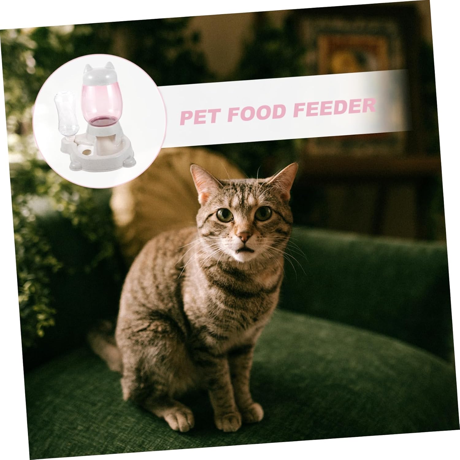 Automatic Feeder Dog Cat Food Dispenser Pet Water Dispenser for Indoor Outdoor Use