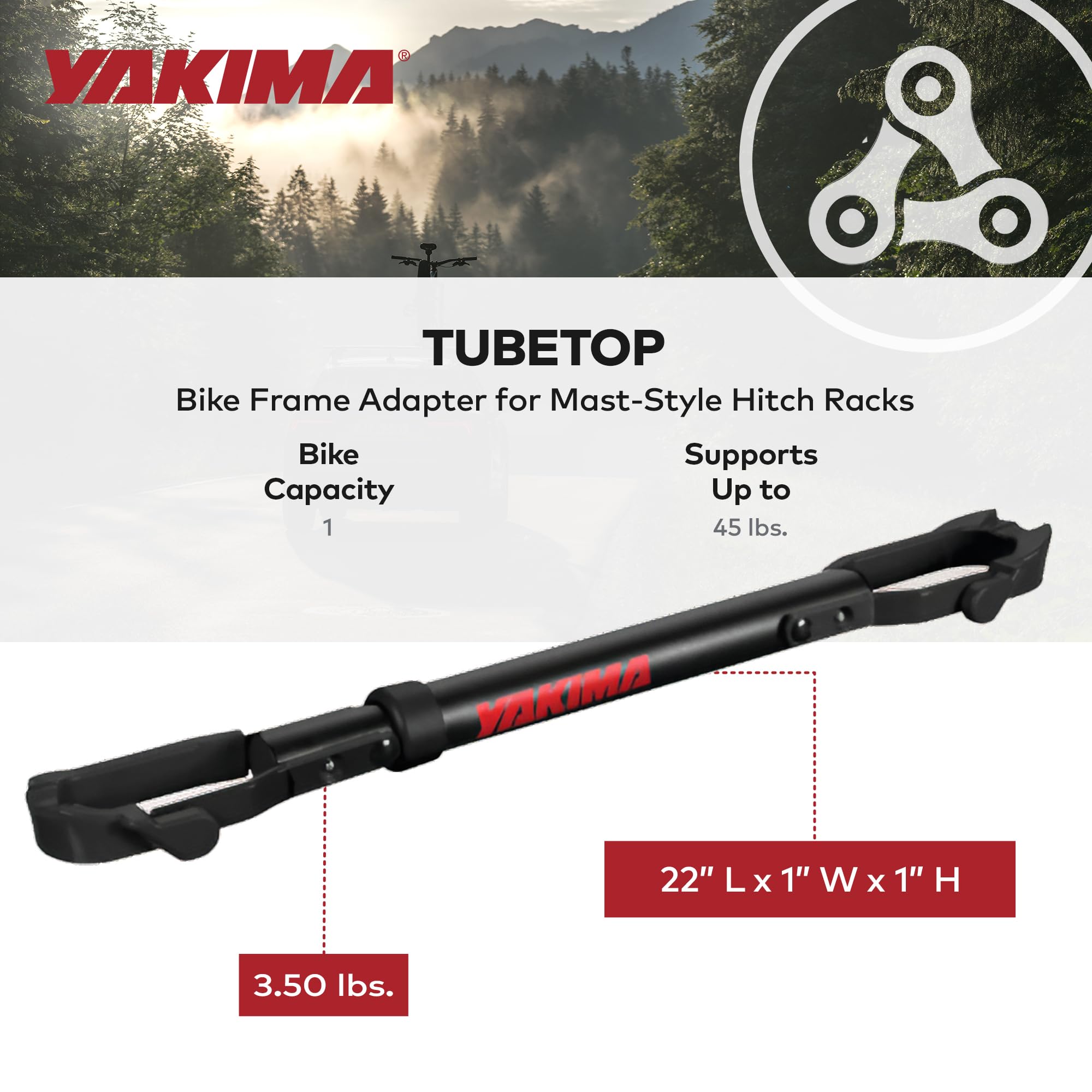 Amazon.co.jp: Yakima TubeTop ヒッチマウント自転車ラック シート 