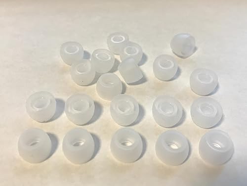 Miniatura 2 de Earbudz 10 pares de almohadillas de silicona de repuesto mediano (transparente)