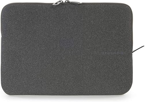 TUCANO Melange Neoprene Sleeve Compatible with MacBook Air/Pro 13" Laptop 12", 4mm Thick, Anti-Slip, Anti-Scratch - Black