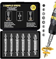 CASEKEY Screw Extractor Set - Father's Day Gifts for Dad from Daughter Son, Bolt Extractor Kit Tools for Men Husband Boyfriend Birthday Christmas