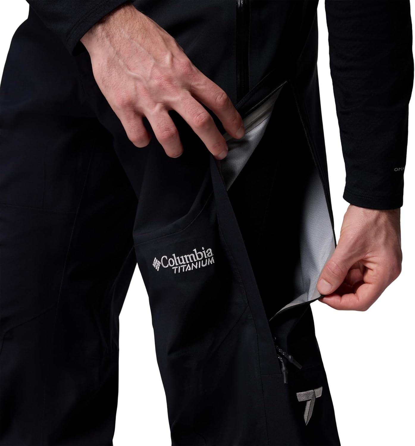 Columbia Men's Platinum Peak II 3L Pant, Black, X-Large Regular - Image 6