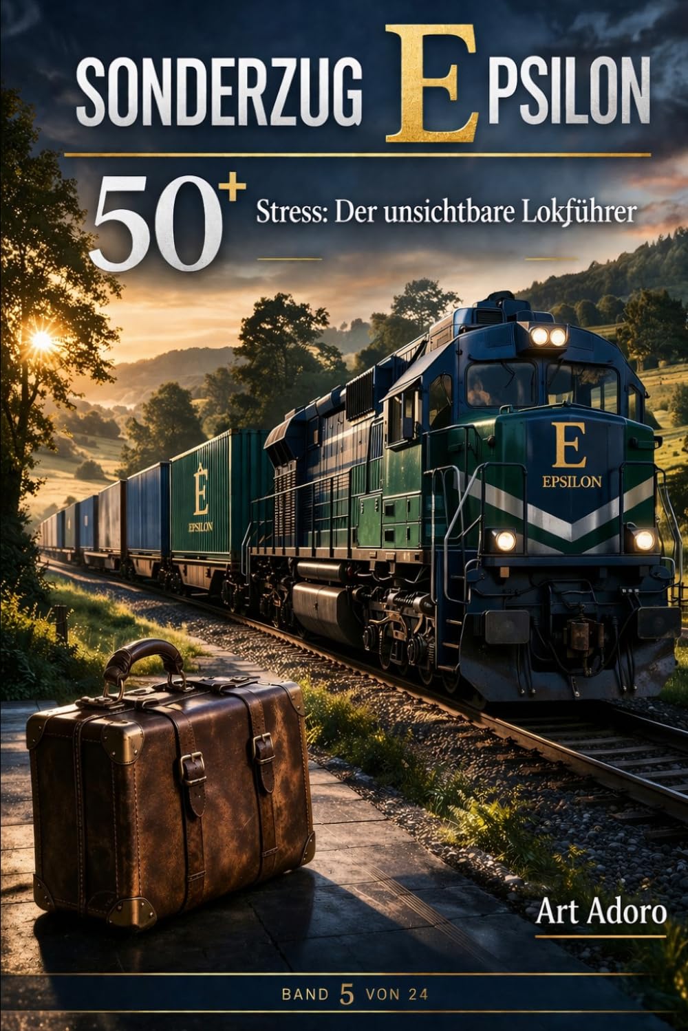 50+ Sonderzug Epsilon – Stress: Der unsichtbare Lokführer: Für alle, die nach fünfzig merken, dass der Stress nicht weniger – aber anders wird. (50 PLUS)