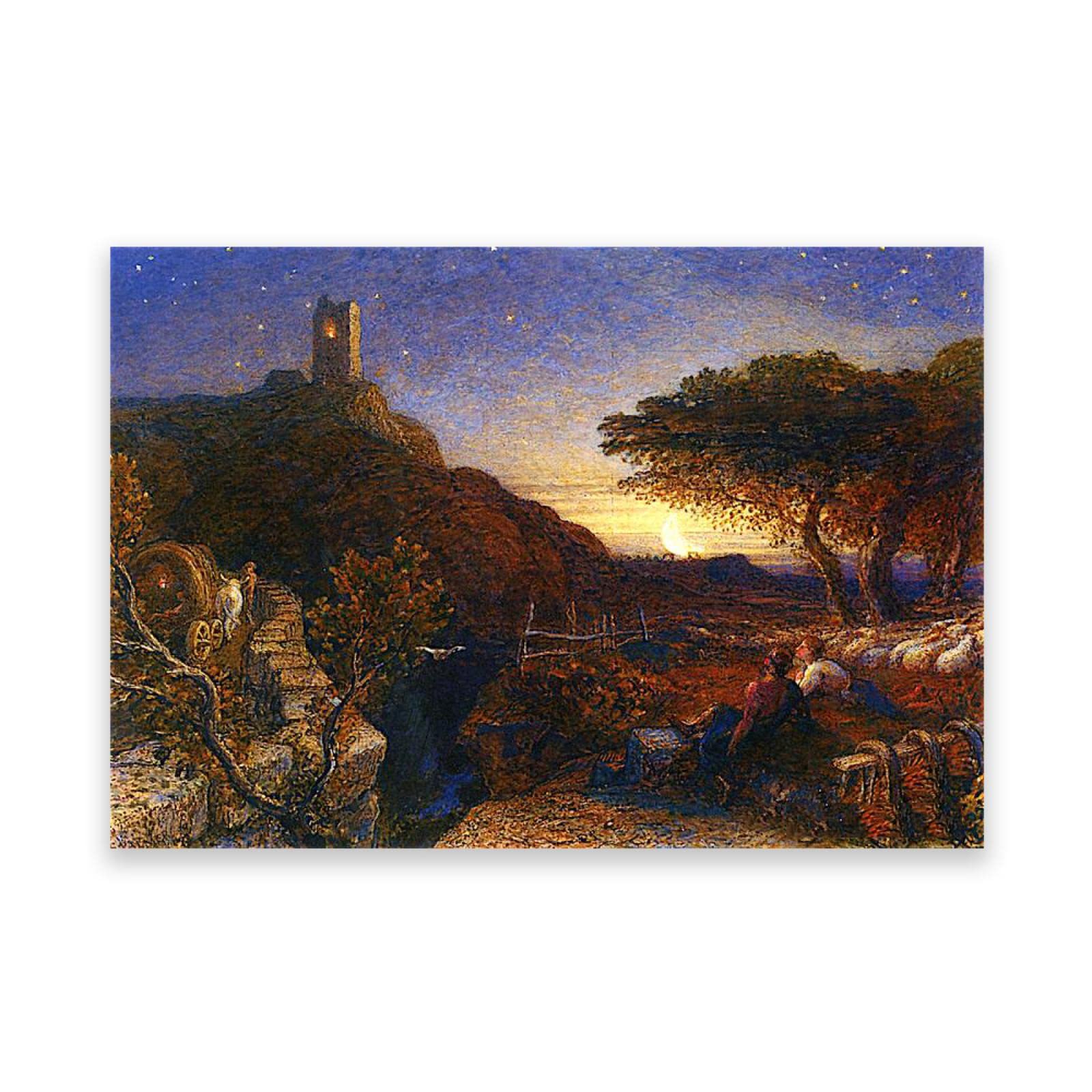 Amazon｜サミュエル・パーマーの有名な絵画「孤独な塔」を