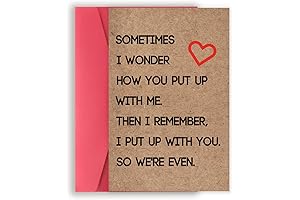 Amazeballs Happy Anniversary Card for Him Her, Funny Birthday Card