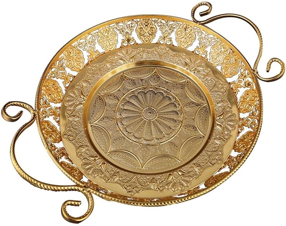 Pattern Tea Table Fruit Platter Creativity Snack Basin Handheld Basket