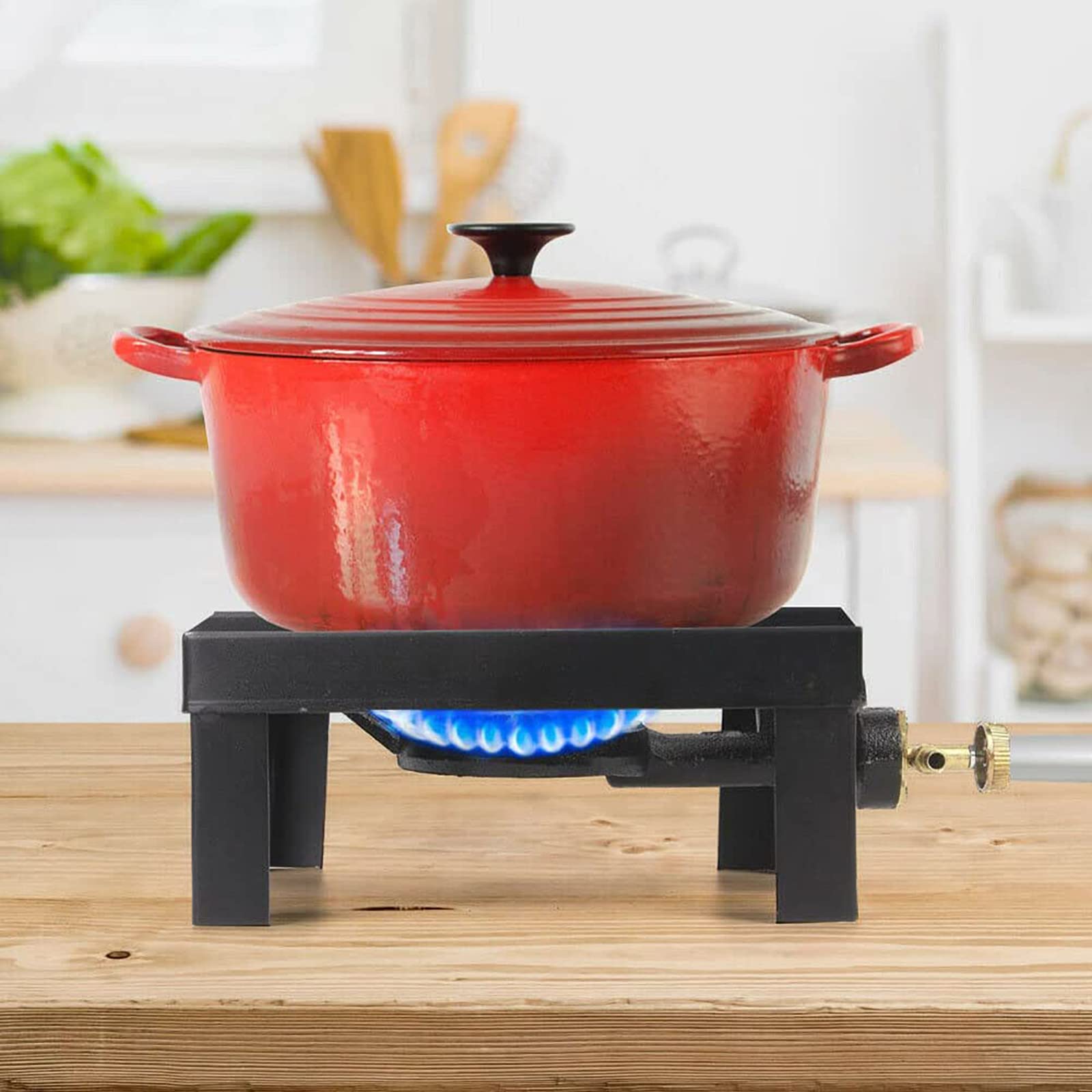 Poundsaver® New Gusseisen Groß Gas LPG Brenner Herd Gas Kochendes