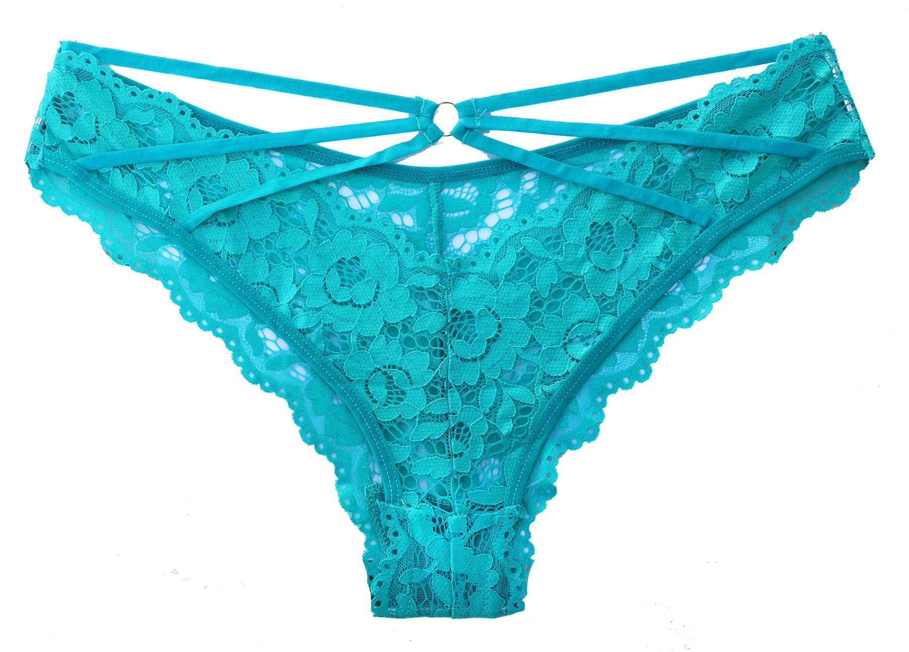 Sofishie Cross Lacy Panties: Medium Green