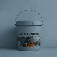 Revestimento Cimento Queimado Piso E Parede Pronto Pra Uso 5Kg
