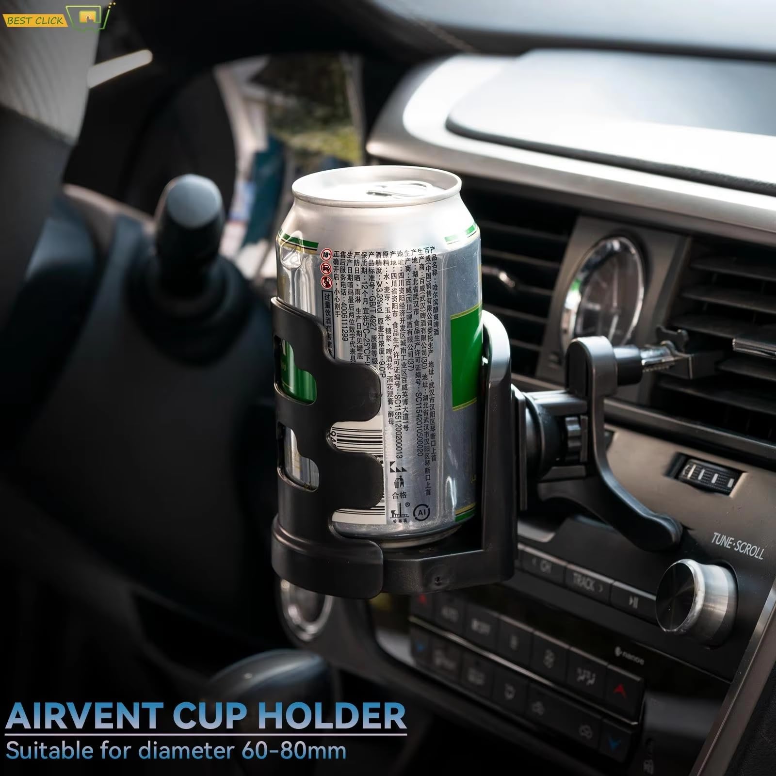 1PC Sottobicchieri Per Auto Portabicchieri Per Bottiglie Di Bevande Per Auto Universali Accessori Per Interni Auto Portabicchieri Per Presa D'aria Per Auto Parti Consolle Centrale