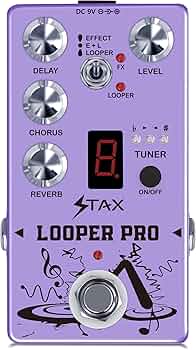 Amazon.com: Stax RE-05 Looper Pro pedal with 5 Modes Of Multi