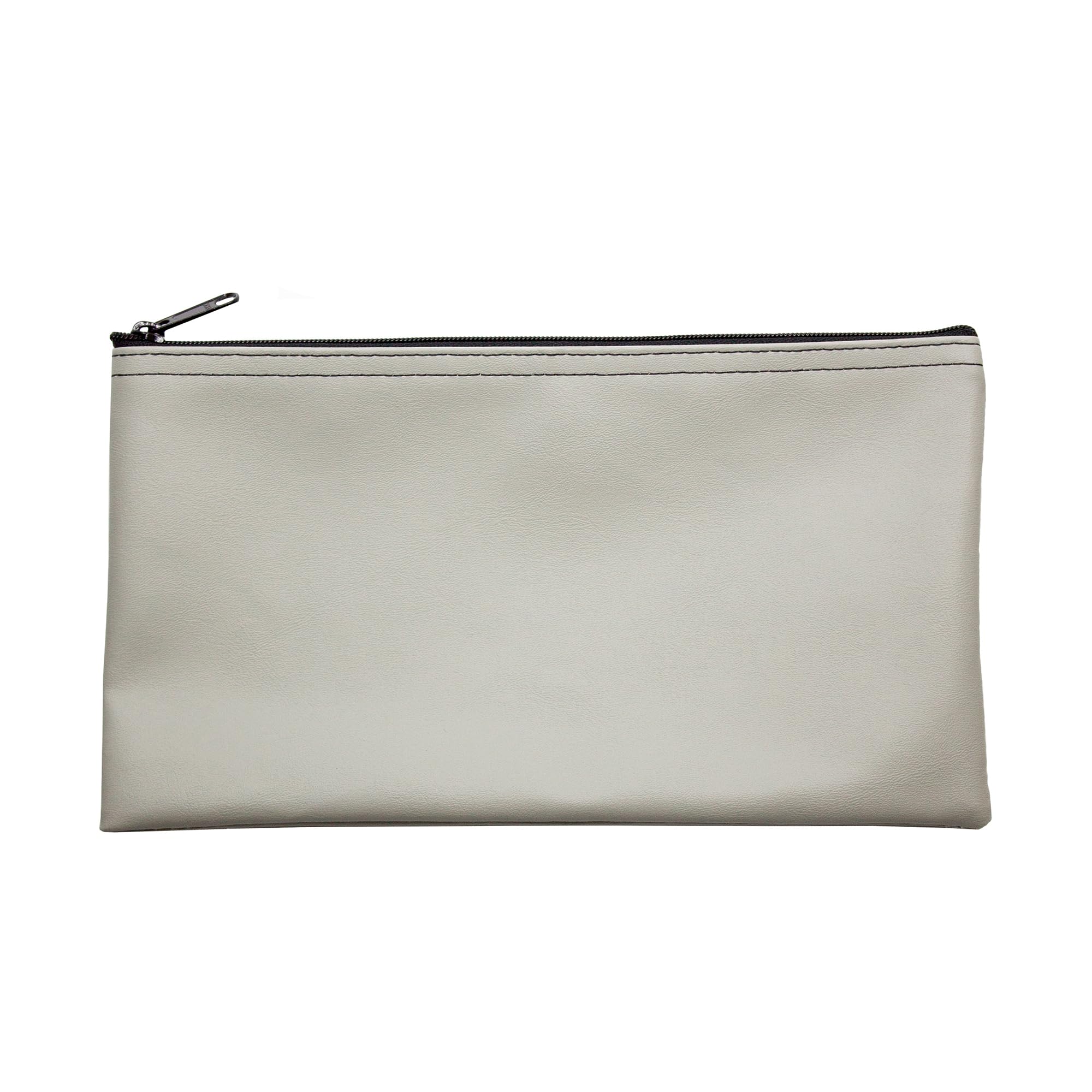 Bolsa de vinilo con cremallera reutilizable, diseño a cuadros compacto en color gris 7