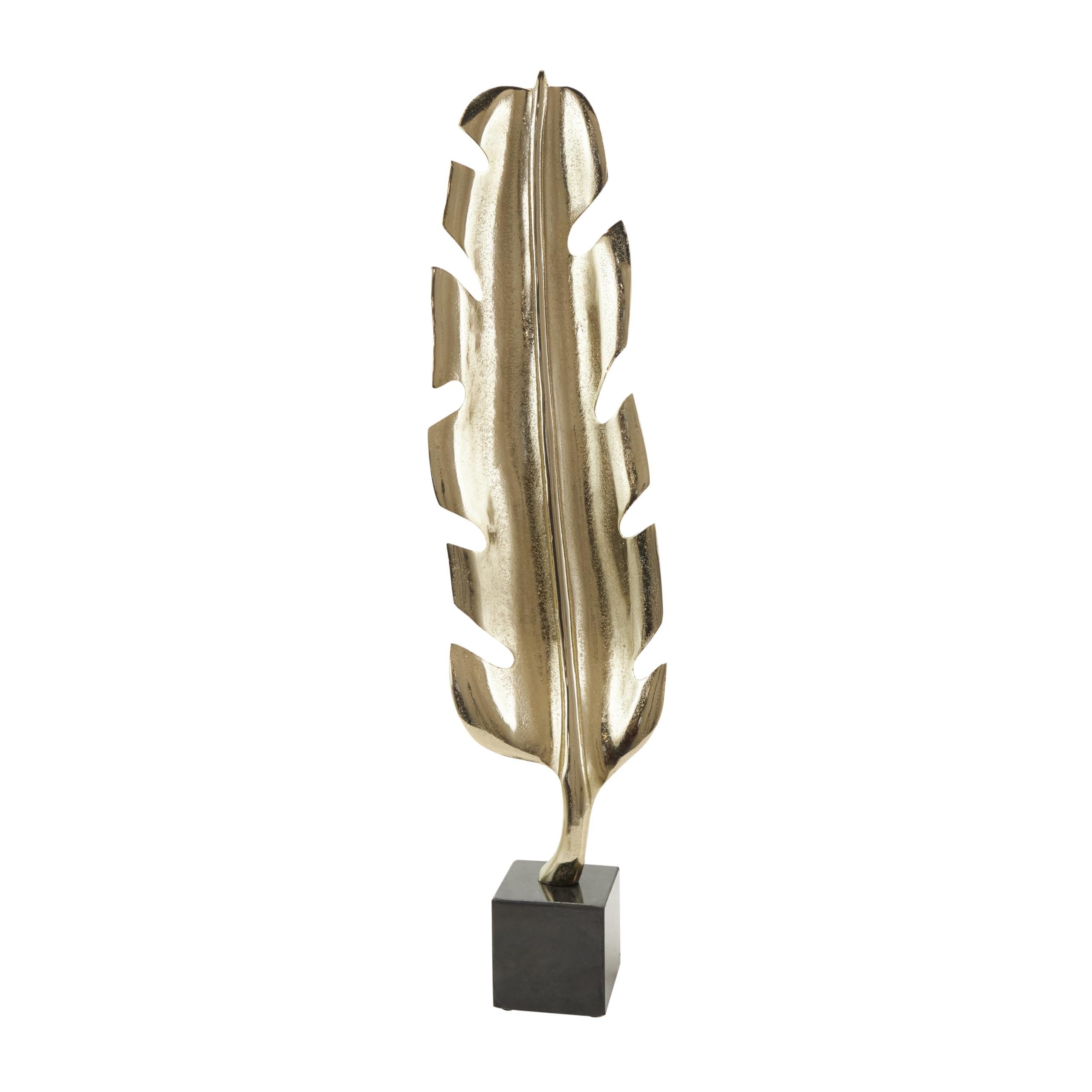 Sculpture d'oiseau déco dorée grand format 83cm CosmoLiving