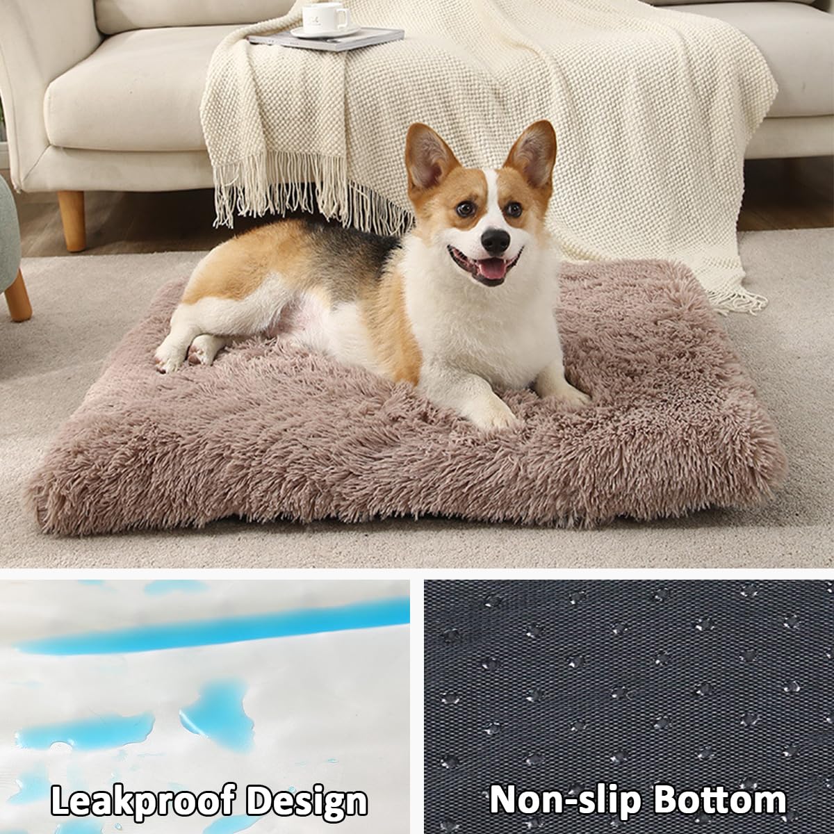 Dickes Plüsch-Hundebett, beruhigender Schwamm, Katzenunterlage