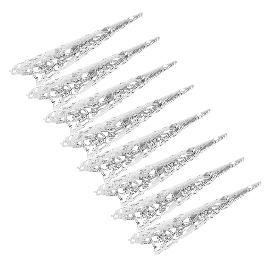 Amazon | KESYOO 8個 長く尖った付け爪 ゴス衣装 指先の爪 中国