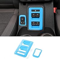 Vista 18 de para Bronco - Moldura de Control del Interruptor de Elevación de Ventana, 2 Piezas Cubierta del Panel de Ajuste del Espejo Retrovisor de la Consola