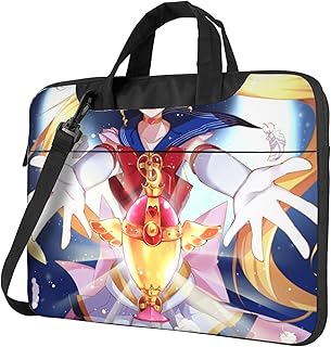 [Rtjbsdt] ノートパソコン保護ケース、軽量で持ち運びに便利、内ポケット、持ち運びハンドル、ショルダーストラップ付き、ユニセックス。（美しい少女紳士）