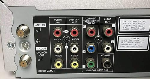 Miniatura 4 de MAGNAVOX MDV560VR/17 Reproductor de DVD y VCR Combo