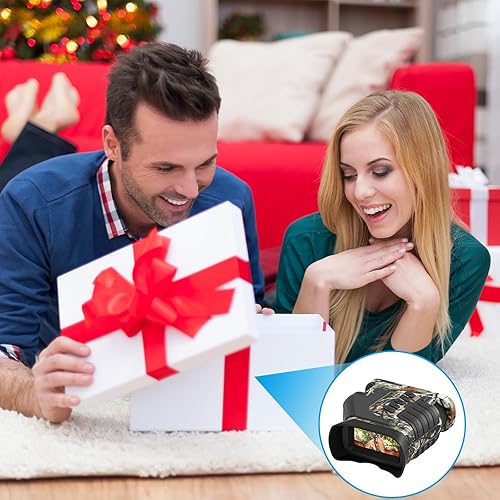 Miniatura 9 de WOSPORTS Gafas de visión nocturna 4K - 10X óptico y zoom digital 8X, rango infrarrojo de 1315 pies, batería recargable de 5000 mAh, IPX impermeable,