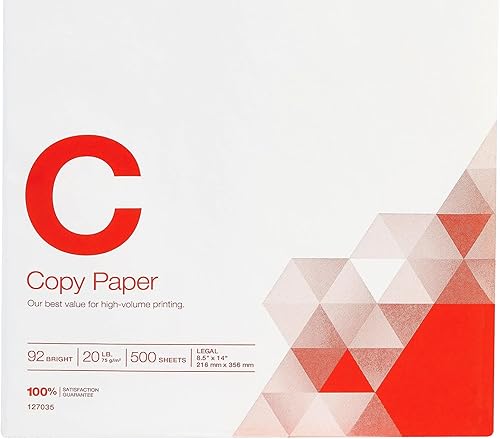 Vista 35 de Staples TRU RED Papel de copia, 8.5" x 11", brillo 92, papel de impresora de acabado liso, 20 libras, 500 hojas/resma, 3 resmas/cartón, blanco