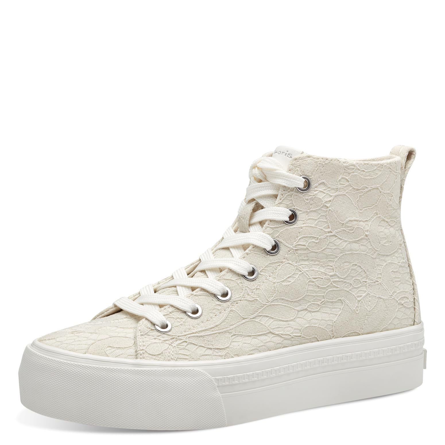 Tamaris Women's 1-25204-42 Trainers, Ivory Macramee, 4 UK