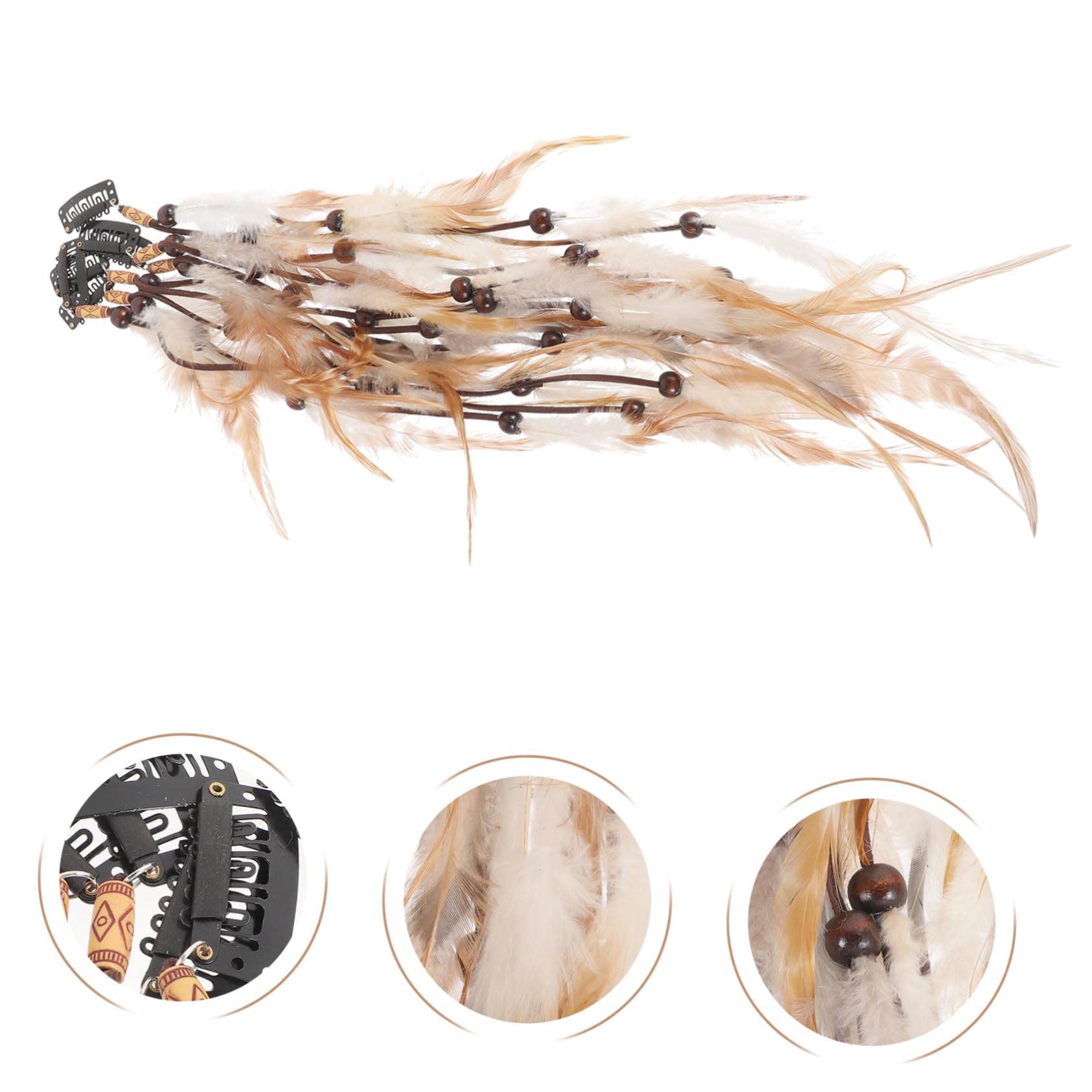 SHERCHPRY Fermaglio Vintage per a 6 Pezzi Accessori Etnici per Cosplay e Feste Clip per Acconciature Stile Boho per Carnevali