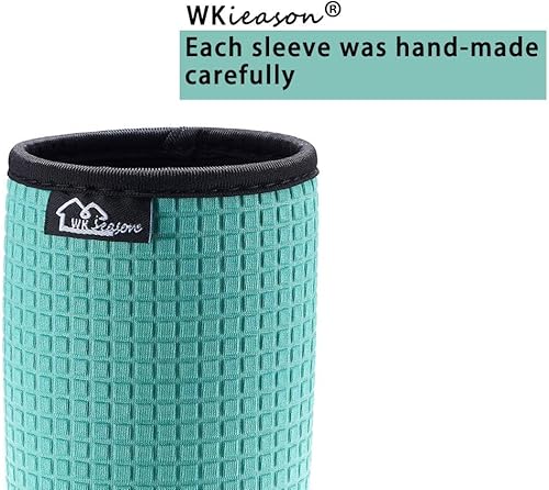 Miniatura 9 de Aisladores de manga de cerveza de 12 oz 11.2 fl oz estándar para enfriar botellas, soporte para chaqueta con cremallera, fundas de neopreno gruesas