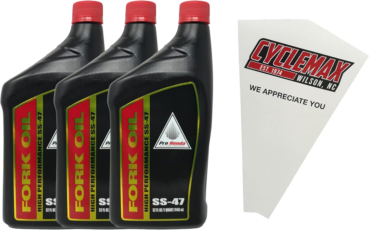 Cyclemax Three Pack for Honda HP Fork Oil 082080013