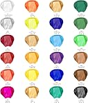 Artecho Acrylic Paint Set 24 Colors 2oz/59ml, Art Craft Paint for Art Supplies, Paint for Canvas, Rocks, Wood, Fabric and Ceramic, Non Toxic Paint for Artists, Beginners and Adults