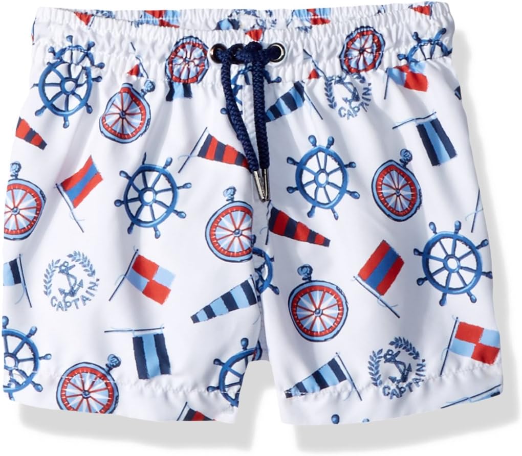 Sunuva Girls' Riviera Swimshorts, White