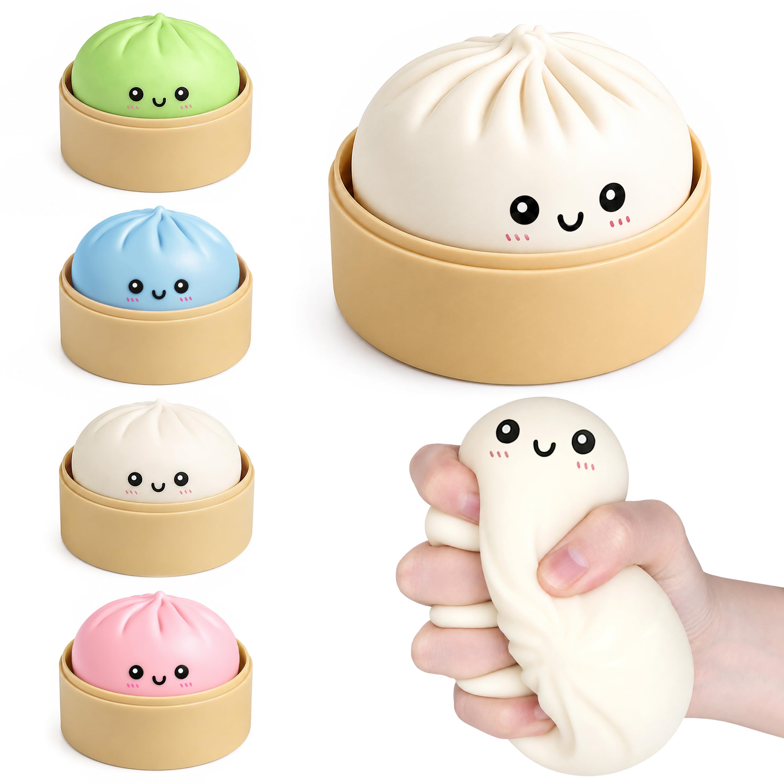 Amazon.com: Upgraded Mystery Dumpling Squishies with Box - Crazy