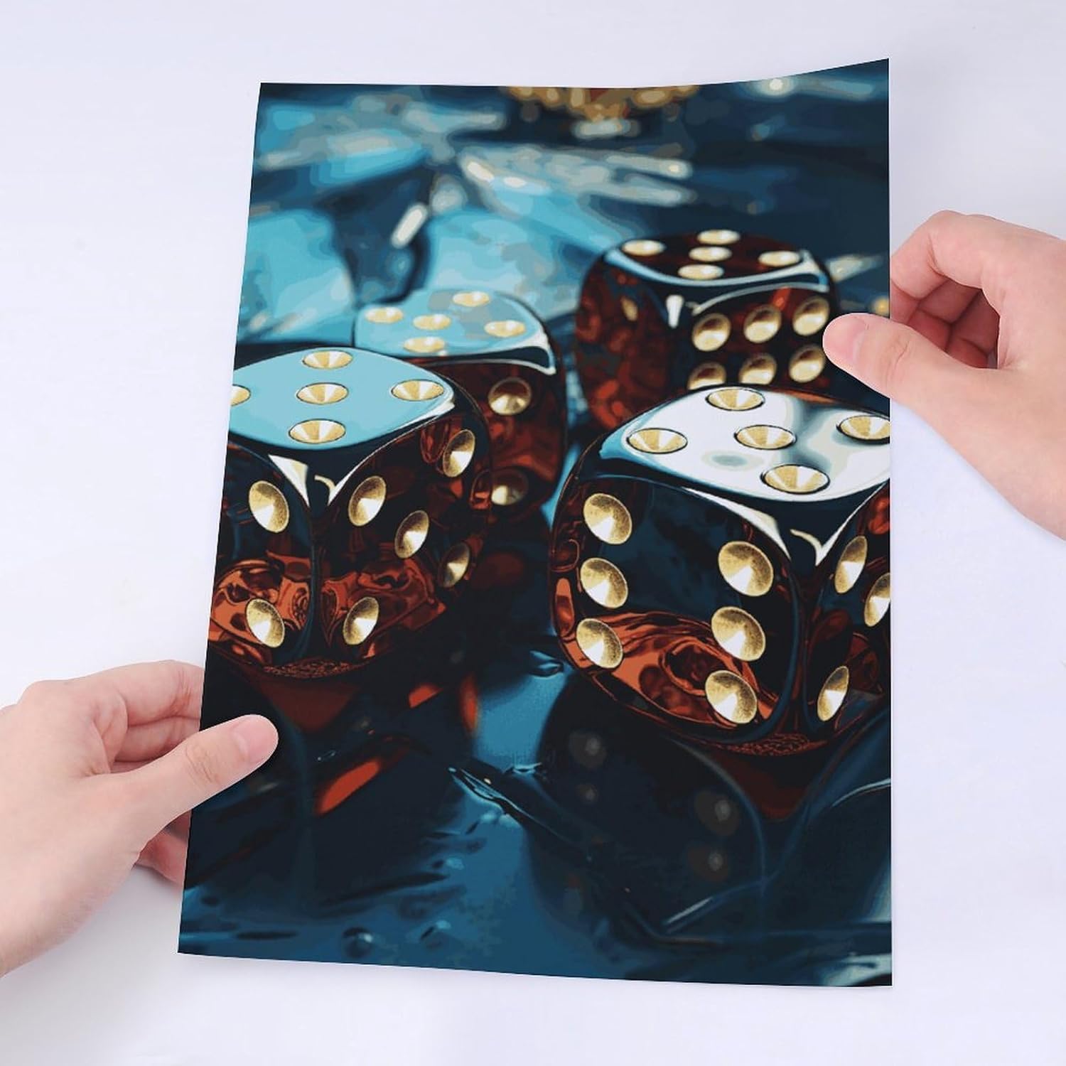 Cute Stickers Waterproof Funny Dice Graphics Stickers for Water Bottles Laptop Decor