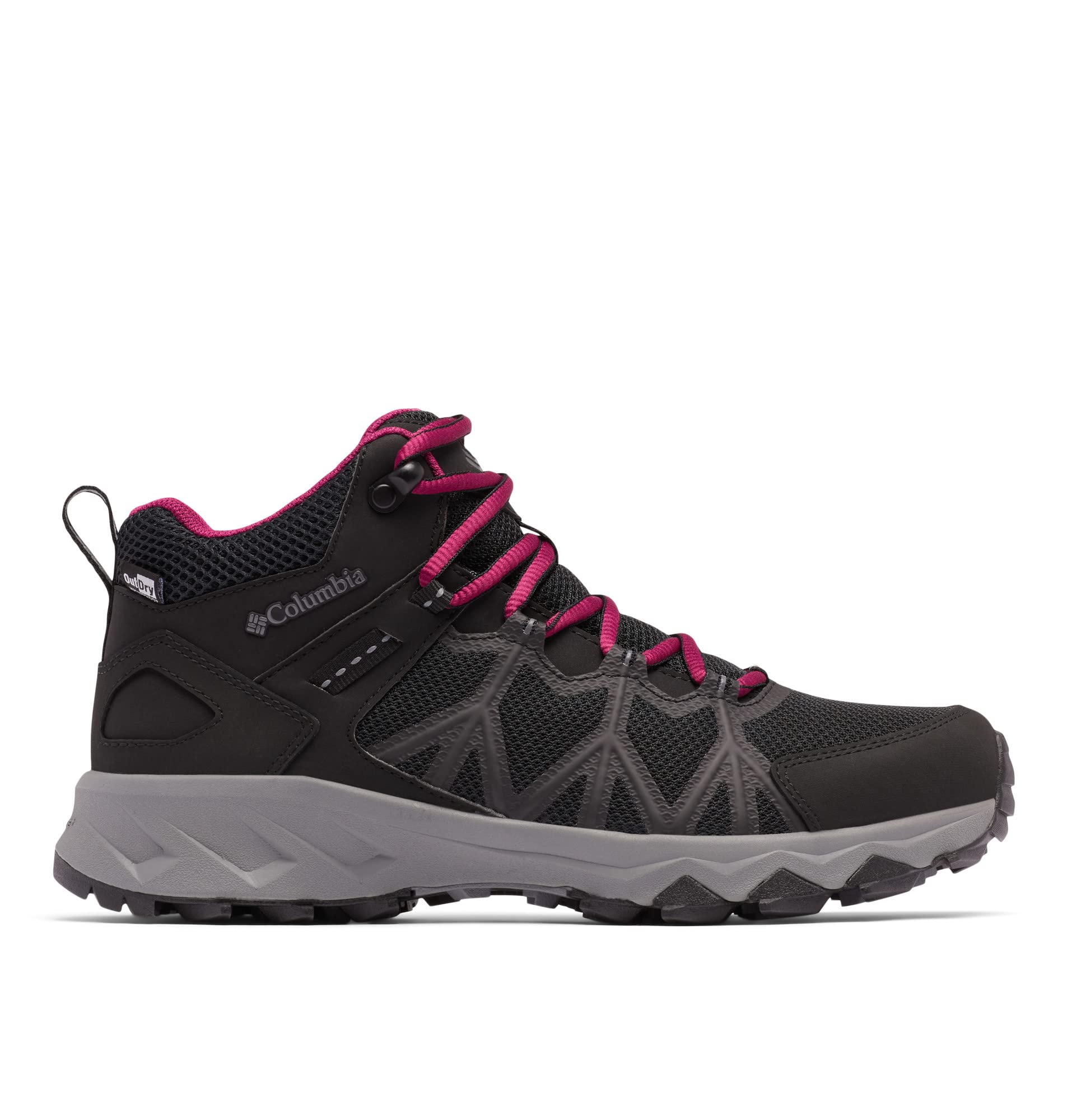 Columbia Peakfreak 2 Mid Outdry, Scarponi da trekking alta Donna, Black/Ti Grey Steel 2023 , 38.5 EU