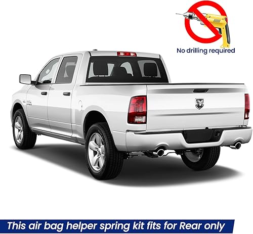 Miniatura 5 de KEIYSHOLCK Kits de suspensión de bolsa de aire trasero de repuesto para Ram 15001500 Classic Pickups Heavy Duty Air Ride Helper Spring Bag de hasta