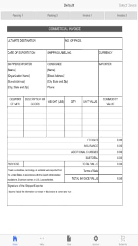 Commercial Invoice Pro – vue 4