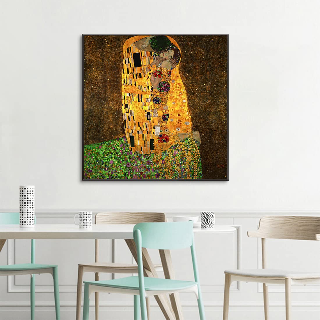 Amazon.co.jp: クリムト 接吻 アートパネル 1枚 飾り絵 Gustav Klimt