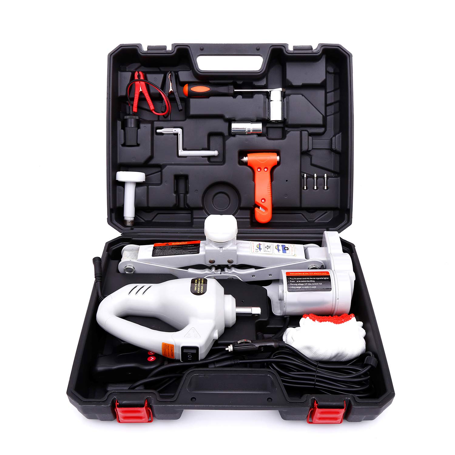 Buy Trihelper Electric Car Jack Kit 12V Trailer Floor Jack Stands Set