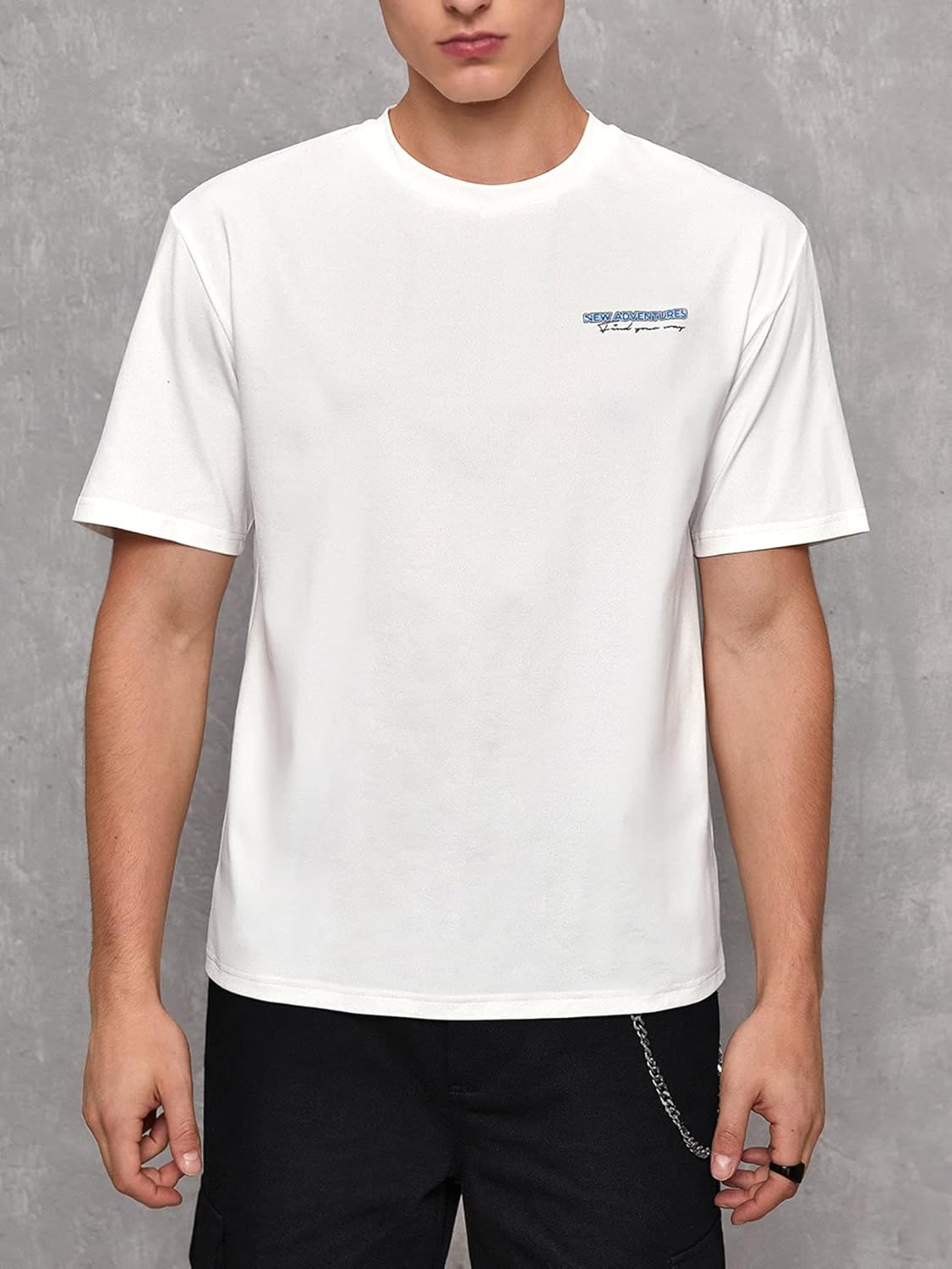 Neeno 1pc Car & Letter Graphic Tee