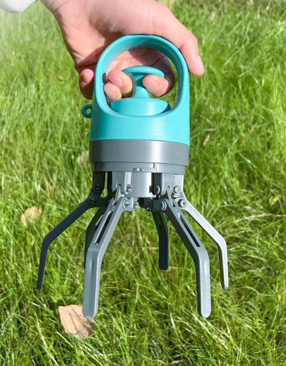 Trottinette portable à main pour déjections canines, ramasseur de déjections canines hygiéniques avec distributeur de sacs à six griffes pour chiens de petite, moyenne et grande taille, promenade,