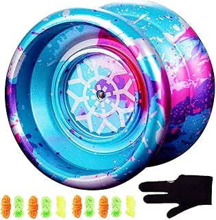 ELECDON Professional Unresponsive Yoyo Aluminum Beginner Colorful Yo-Yos Ball