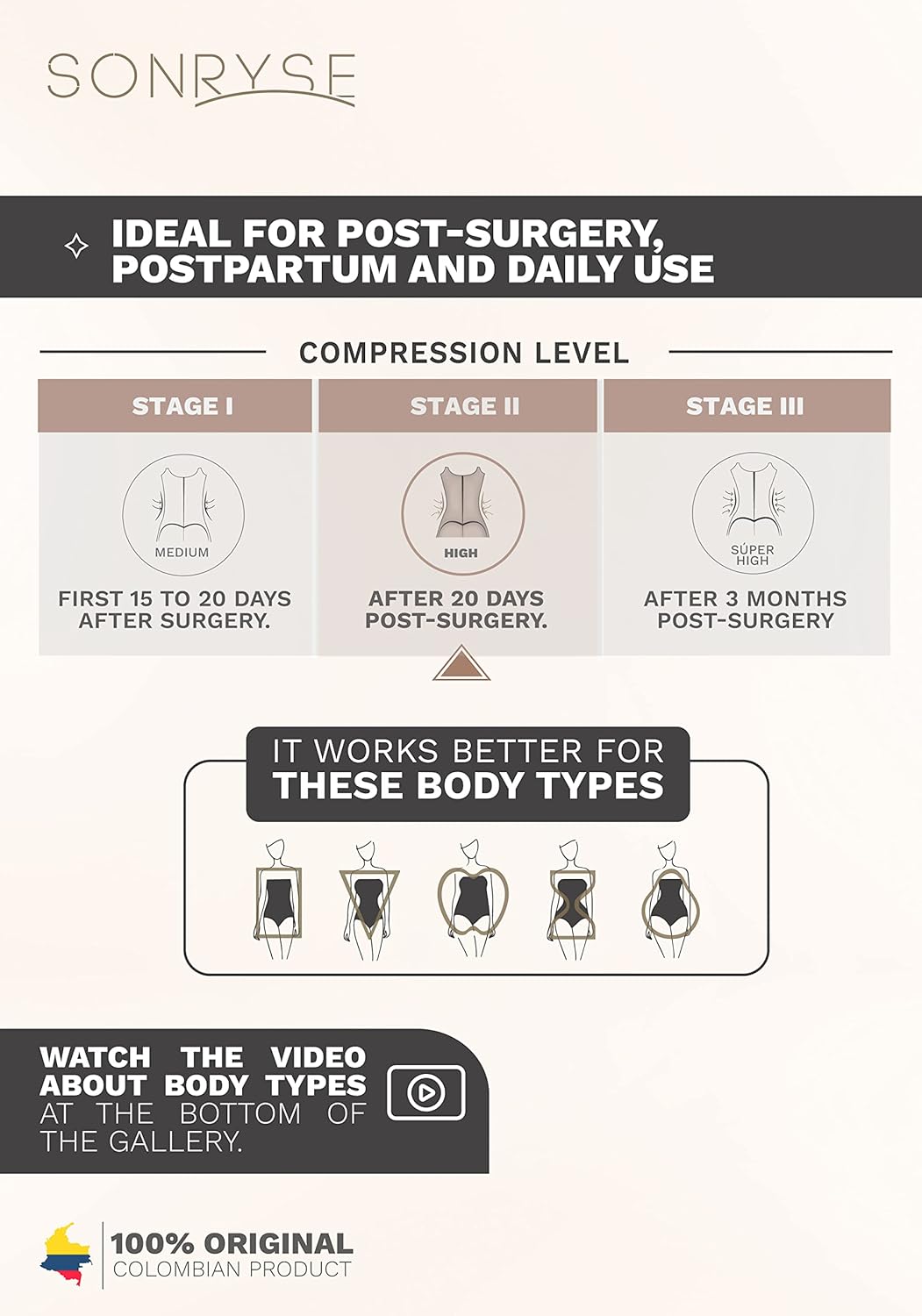 Sonryse High Waisted Butt Lifting Shaper Shorts Shapewear for Women Fajas Colombianas - Image 5