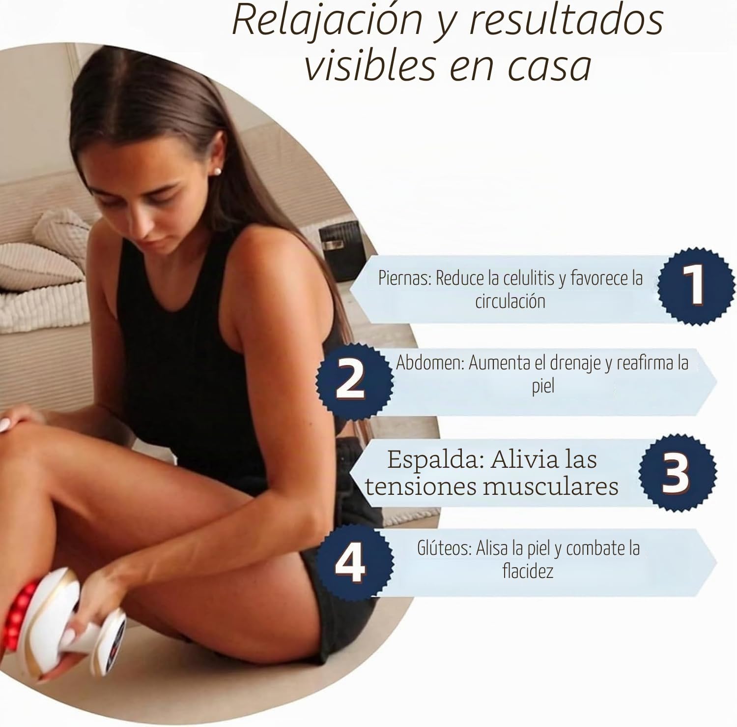 4 en 1 Herramienta de masaje Gua Sha eléctrica, con luz roja 9 niveles de succión y calor, Piel más firme, succión fuerte de presión negativa, herramienta inalámbrica, (1 unidad blanco)