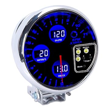 Voltage Gauge, Reliable 4 In1 Gauge for Car for Drivers