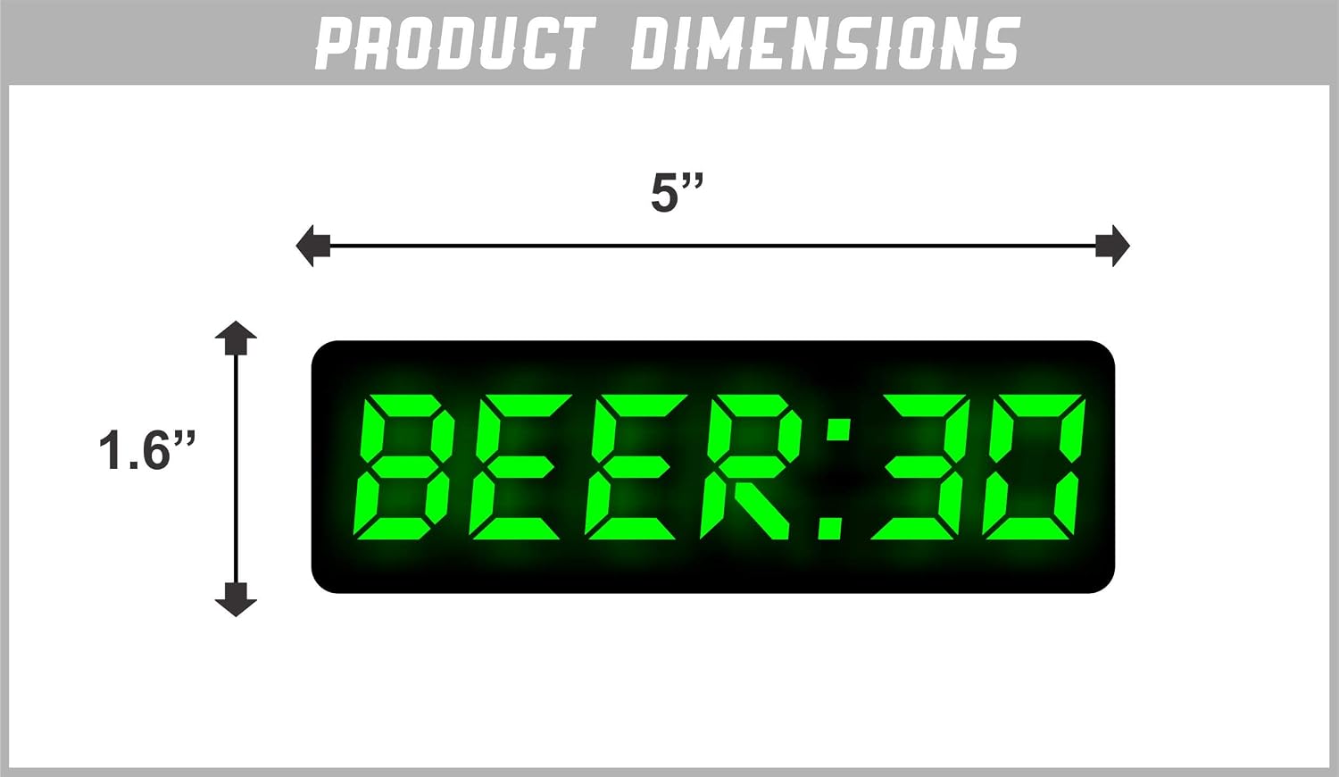 Beer 30 Funny Vinyl Sticker 5 Inch