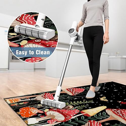 Miniatura 6 de Tapete para silla de oficina para suelo de madera dura, de 48 x 60 pulgadas, tapete antideslizante para silla de juegos de computadora, protector de