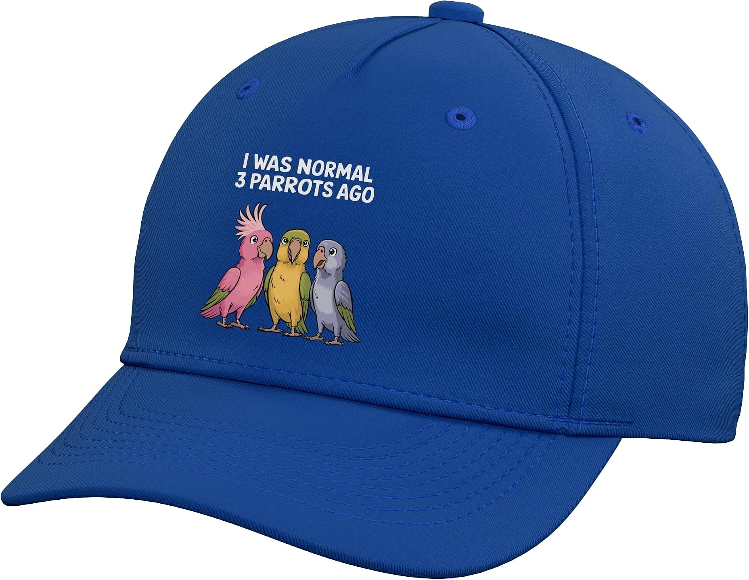 Cool Parrot Design for Men Women Tropical Bird Parrot Lover Adjustable Baseball Hat