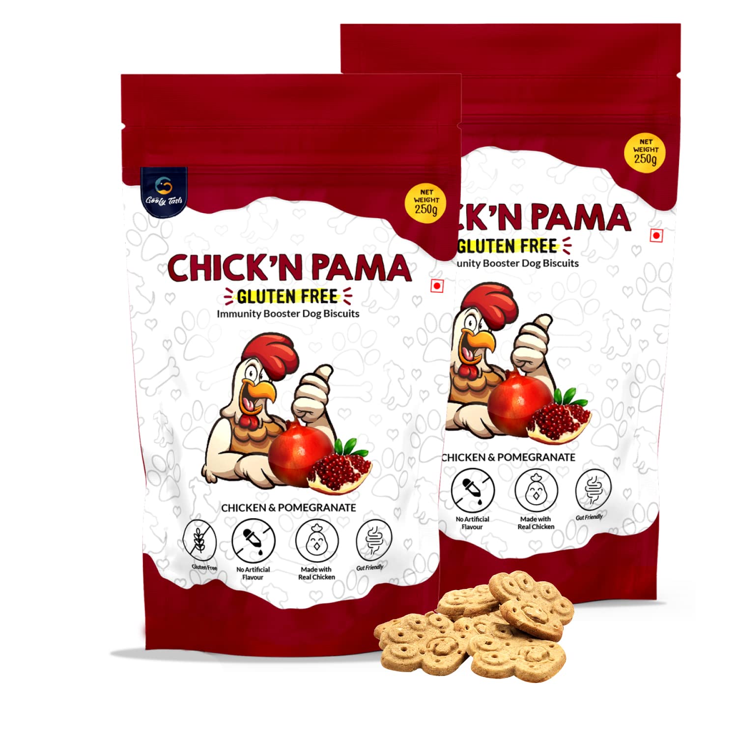 See full amazon price history chart for Goofy Tails Gluten Free Chick’N Pama Chicken Biscuits for Dogs & Puppies, Non Vegetarian Dog Biscuits for Adult Dog, Healthy Dog Treats with Real & Human Grade Ingredients 250g (Pack of 1) Goofy Tails Gluten Free Chick’N Pama Chicken Biscuits for Dogs & Puppies, Non Vegetarian Dog Biscuits for Adult Dog, Healthy Dog Treats with Real & Human Grade Ingredients 250g (Pack of 1) (B098XJHSPD) Amazon Price History, Amazon Price Tracker
