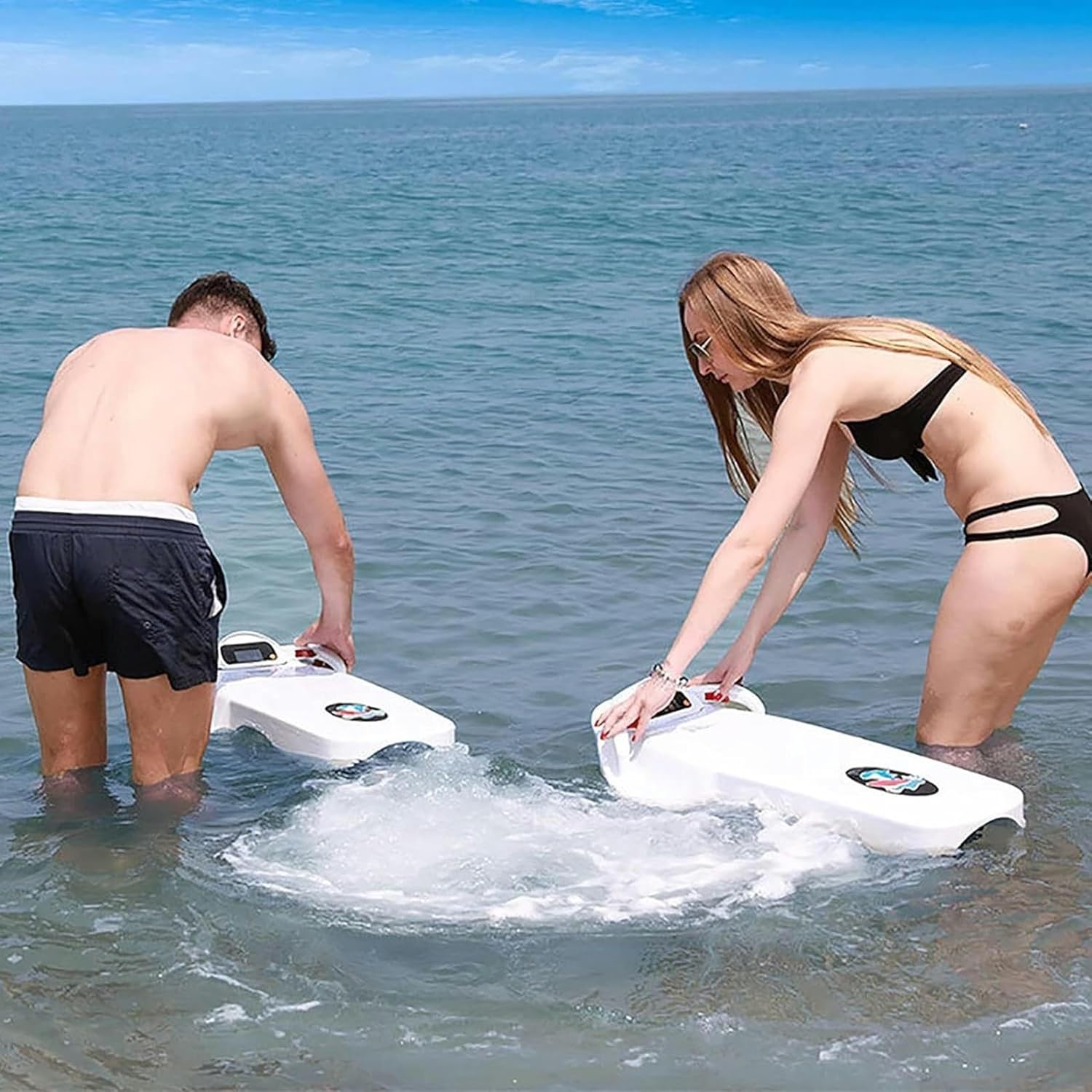 Electric Surfboard for Adults, Water Scooter, 3200W Powerful Electric Jet Surfboard Underwater Robot for Swimming, Surfing, Shallow