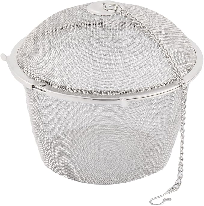 uxcell Stainless Steel Kitchen Tea Infuser Strainer 11cm
